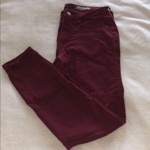 Maroon Aeropostale Jeggings